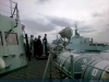 S. M. el Rey asistiendo al Sail Past